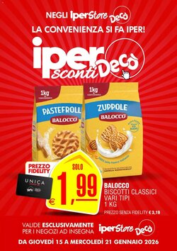 Volantino promozionale Deco Iperstore  valide dal 15/01/2026