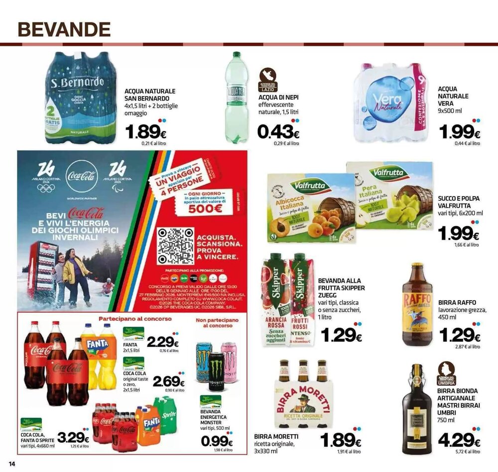 Volantino promozionale Superconti  valide dal 15/01/2026 - Pagina 14.