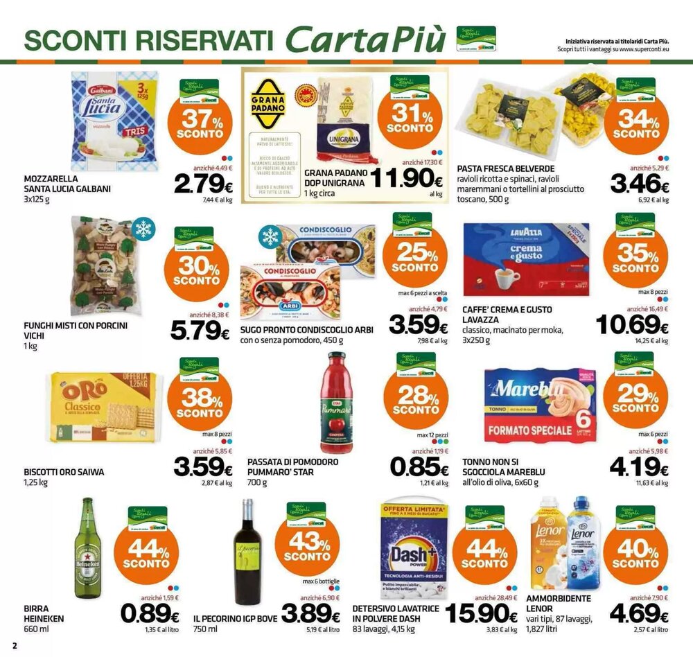 Volantino promozionale Superconti  valide dal 15/01/2026 - Pagina 2.
