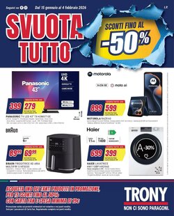 Volantino promozionale Trony  valide dal 15/01/2026