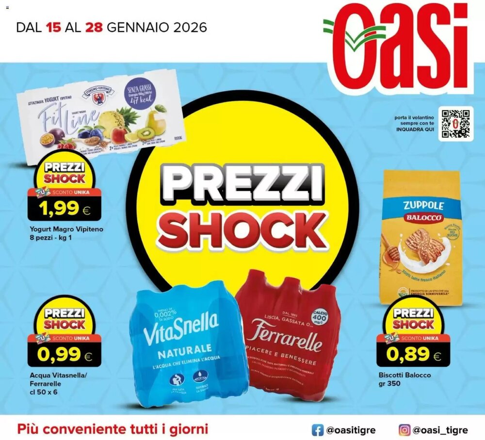 Volantino promozionale Oasi  valide dal 15/01/2026 - Pagina 1.