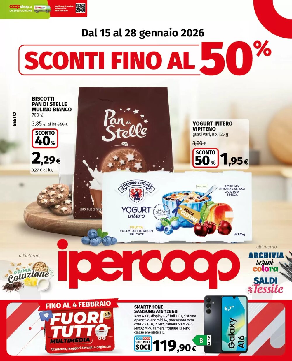 Volantino promozionale Ipercoop  valide dal 15/01/2026 - Pagina 1.