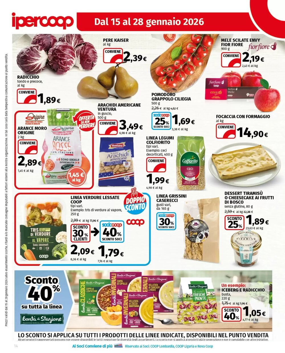 Volantino promozionale Ipercoop  valide dal 15/01/2026 - Pagina 14.
