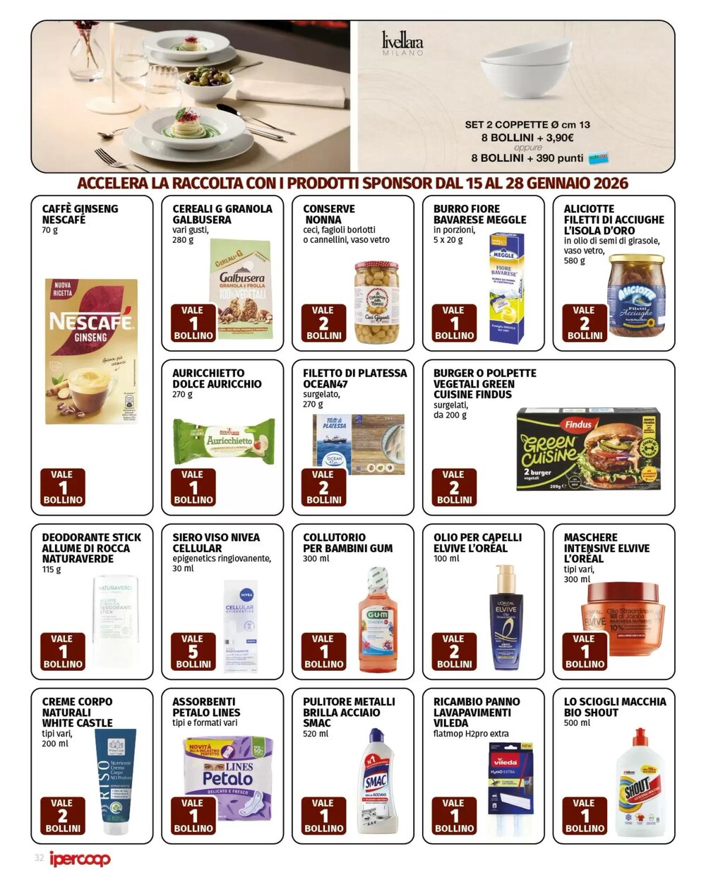 Volantino promozionale Ipercoop  valide dal 15/01/2026 - Pagina 32.