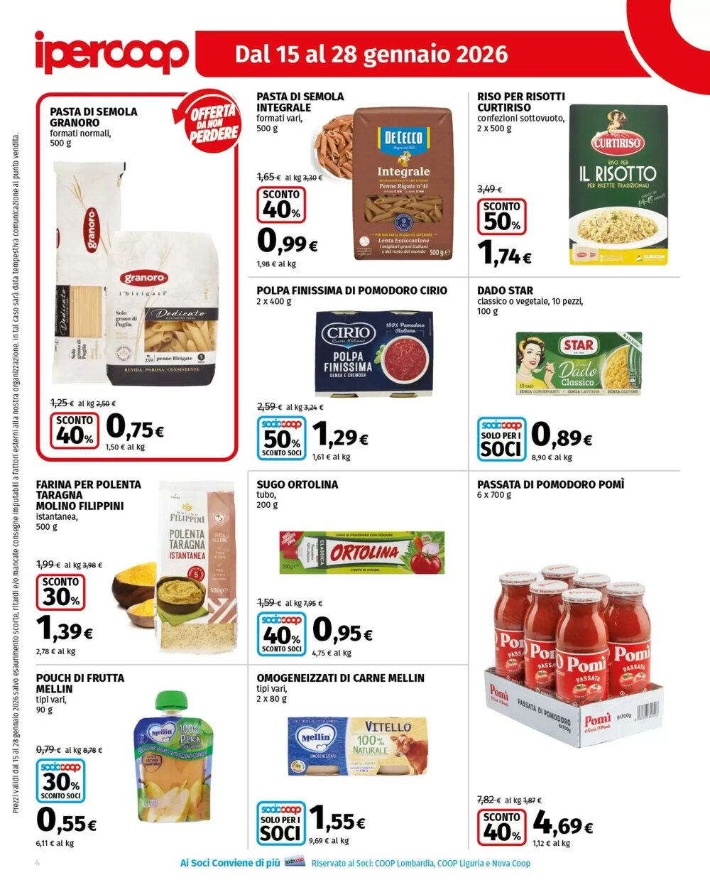 Volantino promozionale Ipercoop  valide dal 15/01/2026 - Pagina 4.