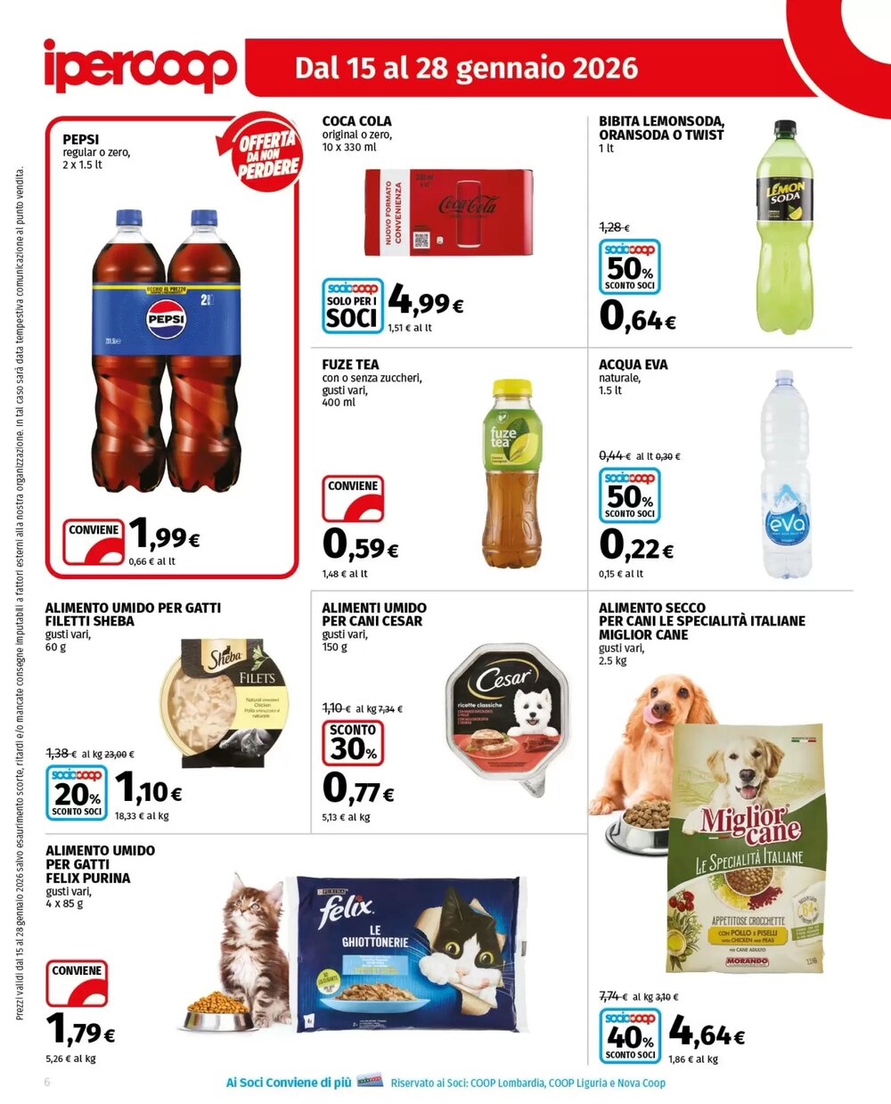 Volantino promozionale Ipercoop  valide dal 15/01/2026 - Pagina 6.
