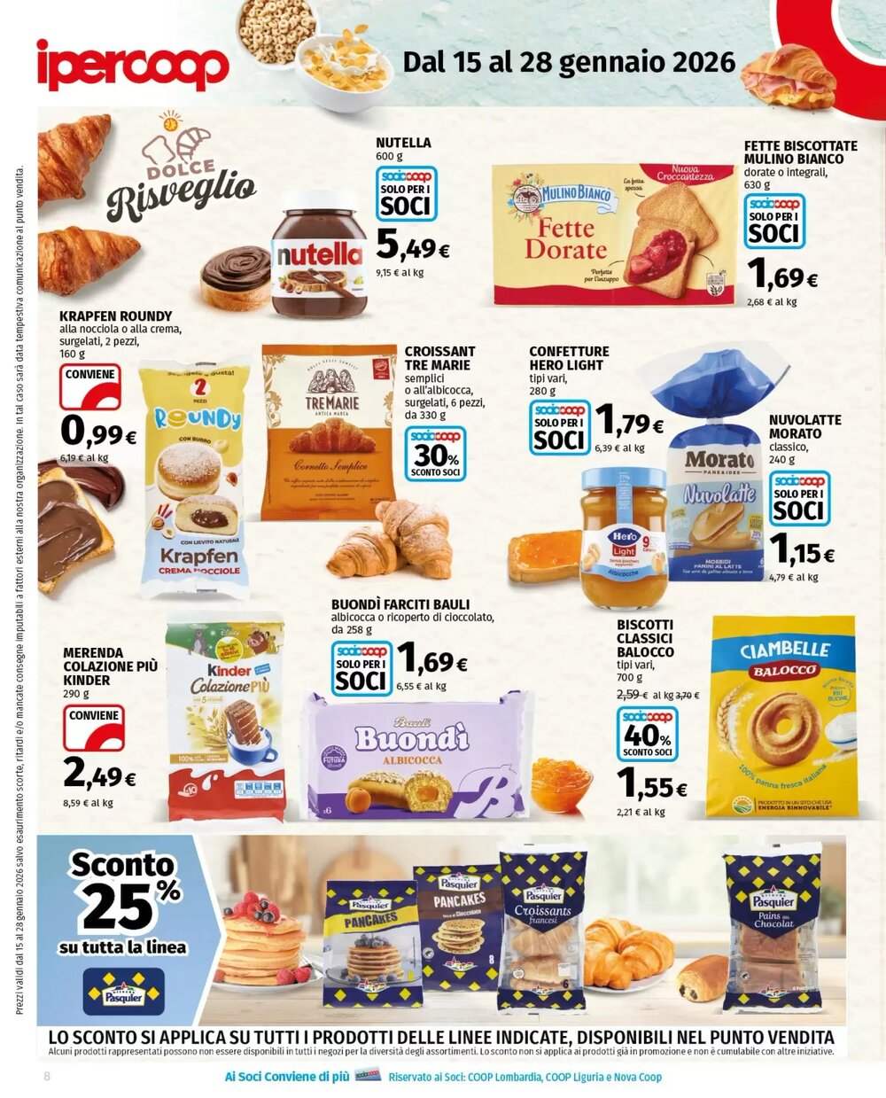 Volantino promozionale Ipercoop  valide dal 15/01/2026 - Pagina 8.