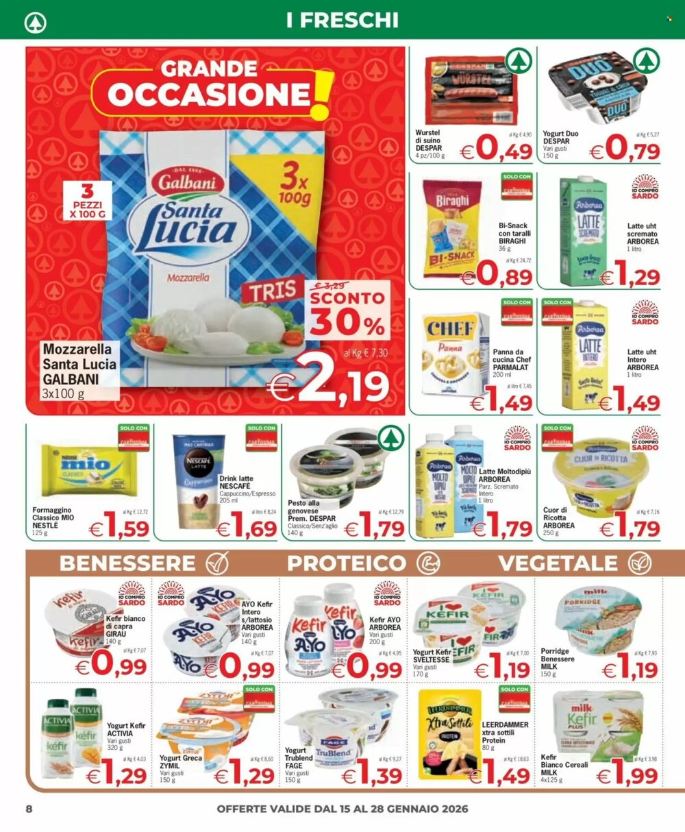 Volantino promozionale Despar  valide dal 15/01/2026 - Pagina 8.