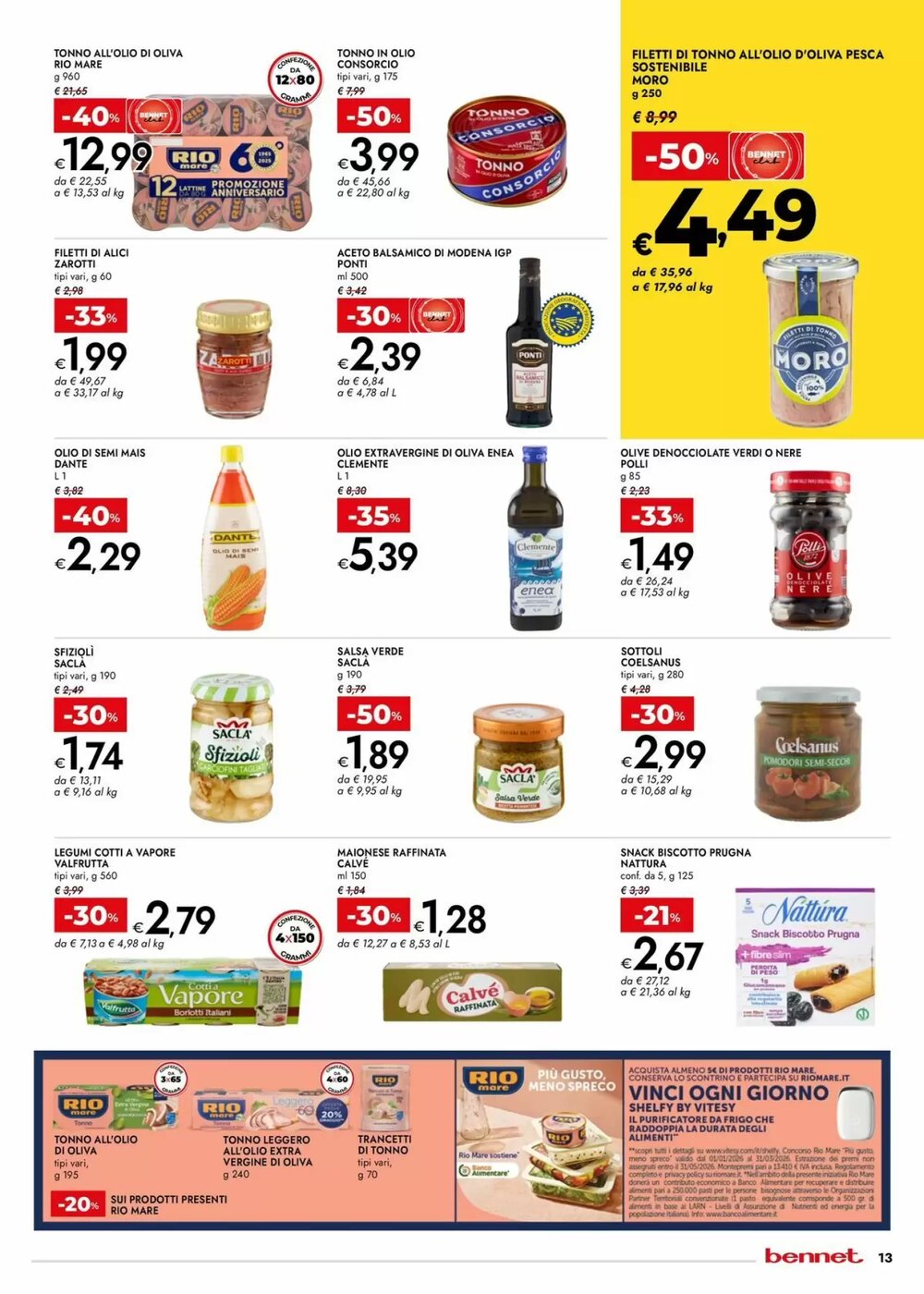 Volantino promozionale Bennet  valide dal 15/01/2026 - Pagina 13.