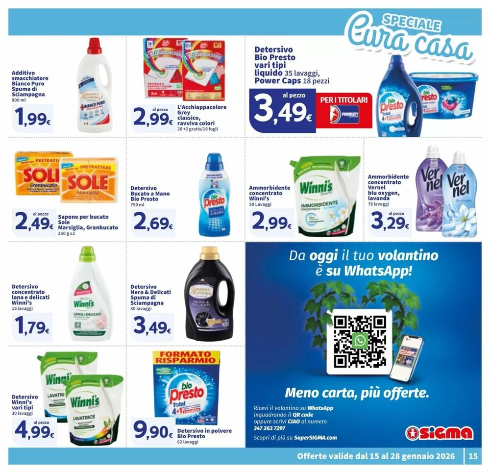 Volantino promozionale Sigma  valide dal 15/01/2026 - Pagina 15.