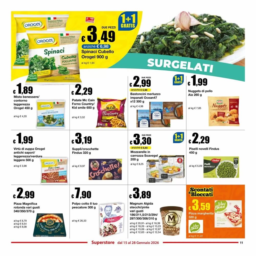 Volantino promozionale Sì con te  valide dal 15/01/2026 - Pagina 11.