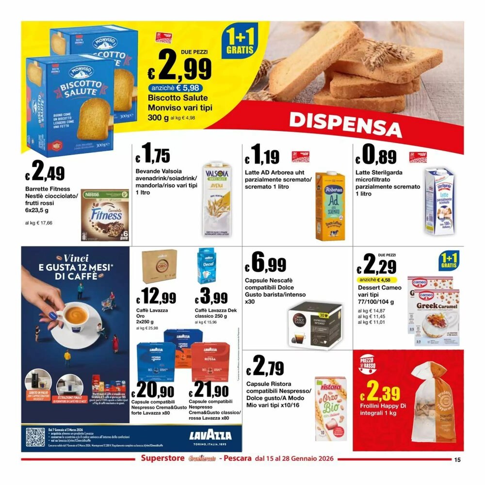 Volantino promozionale Sì con te  valide dal 15/01/2026 - Pagina 15.