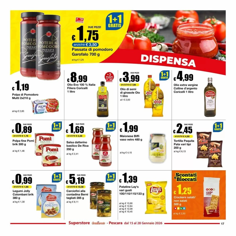 Volantino promozionale Sì con te  valide dal 15/01/2026 - Pagina 17.