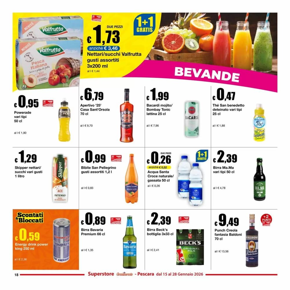 Volantino promozionale Sì con te  valide dal 15/01/2026 - Pagina 18.
