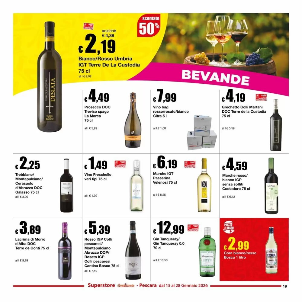 Volantino promozionale Sì con te  valide dal 15/01/2026 - Pagina 19.