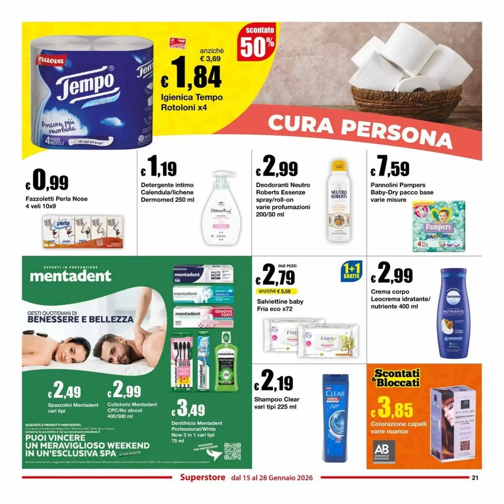 Volantino promozionale Sì con te  valide dal 15/01/2026 - Pagina 21.