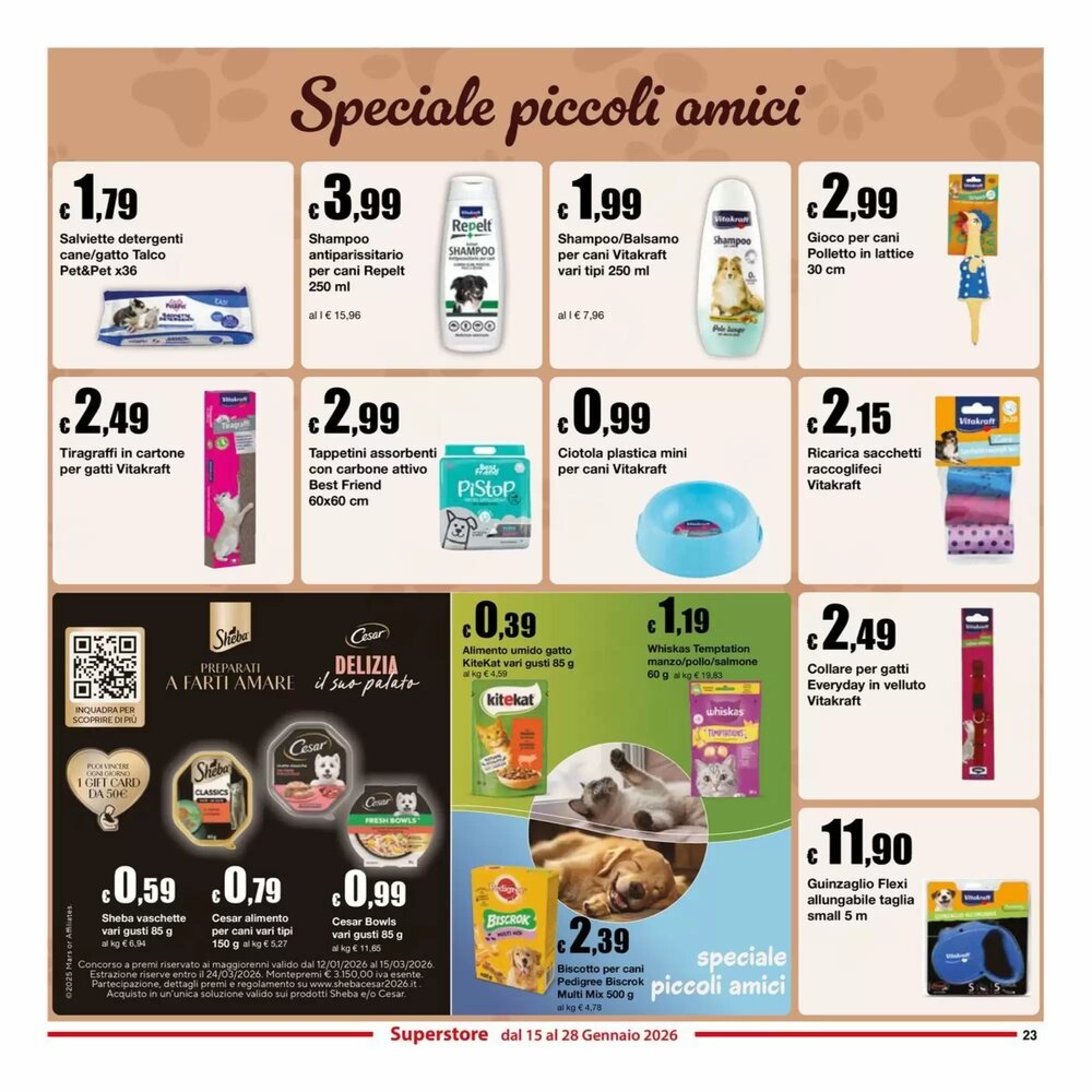 Volantino promozionale Sì con te  valide dal 15/01/2026 - Pagina 23.