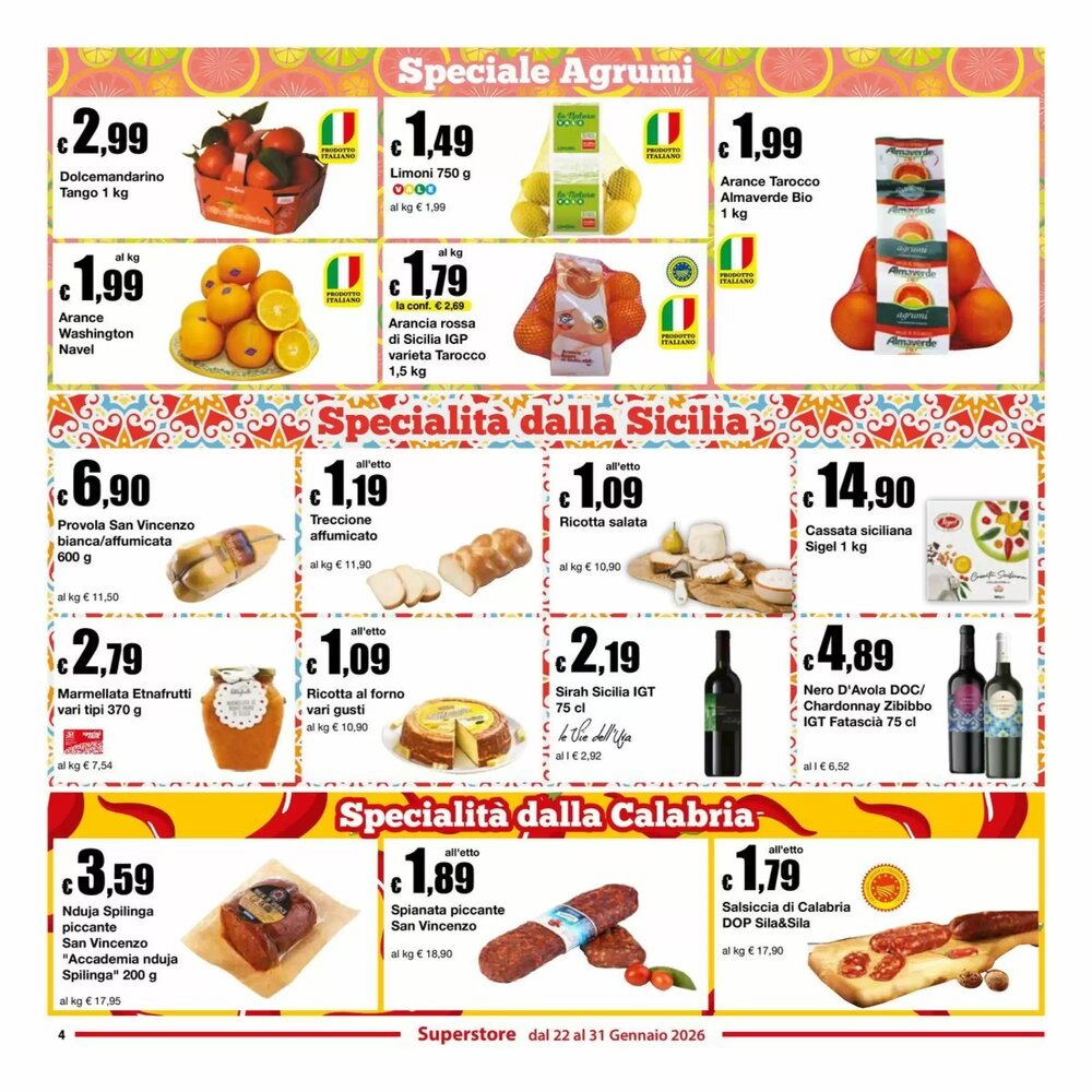 Volantino promozionale Sì con te  valide dal 15/01/2026 - Pagina 4.