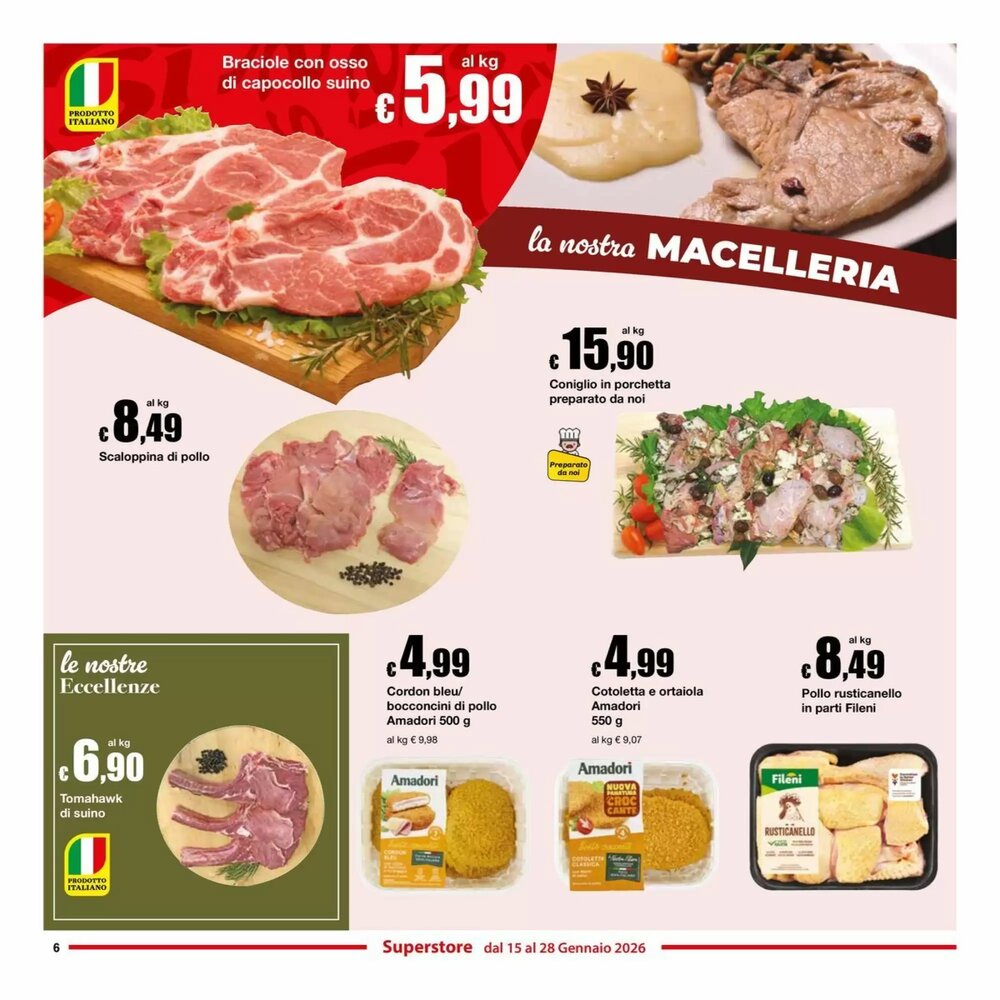 Volantino promozionale Sì con te  valide dal 15/01/2026 - Pagina 6.