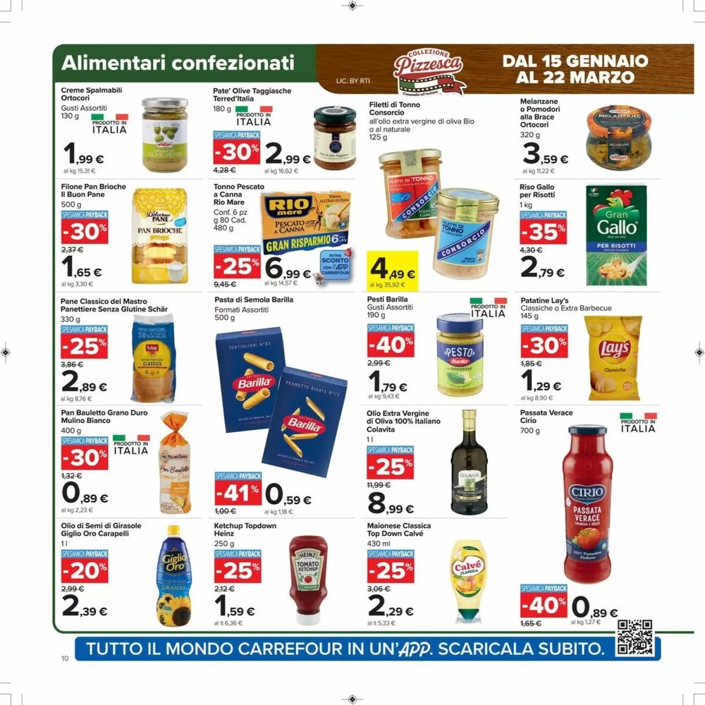 Volantino promozionale Carrefour Market  valide dal 15/01/2026 - Pagina 10.