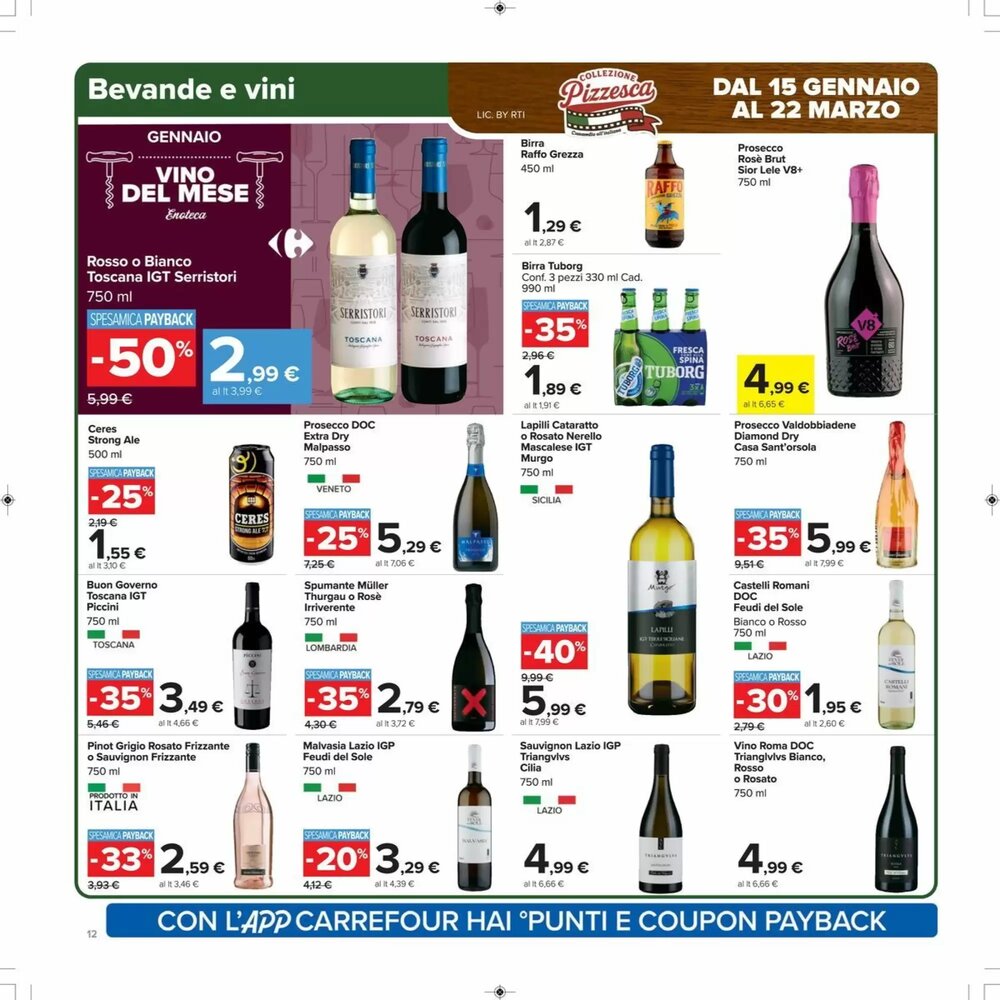 Volantino promozionale Carrefour Market  valide dal 15/01/2026 - Pagina 12.