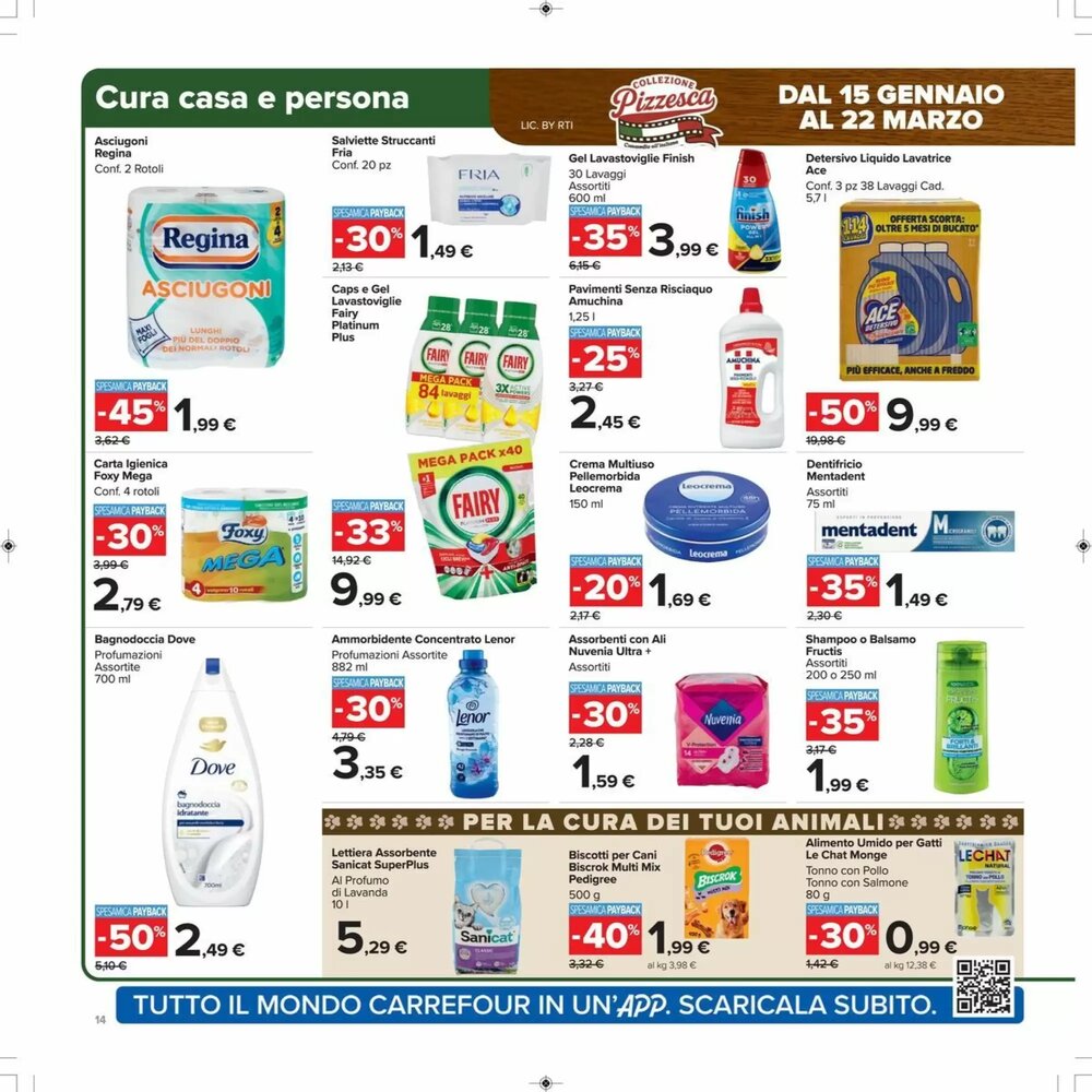 Volantino promozionale Carrefour Market  valide dal 15/01/2026 - Pagina 14.