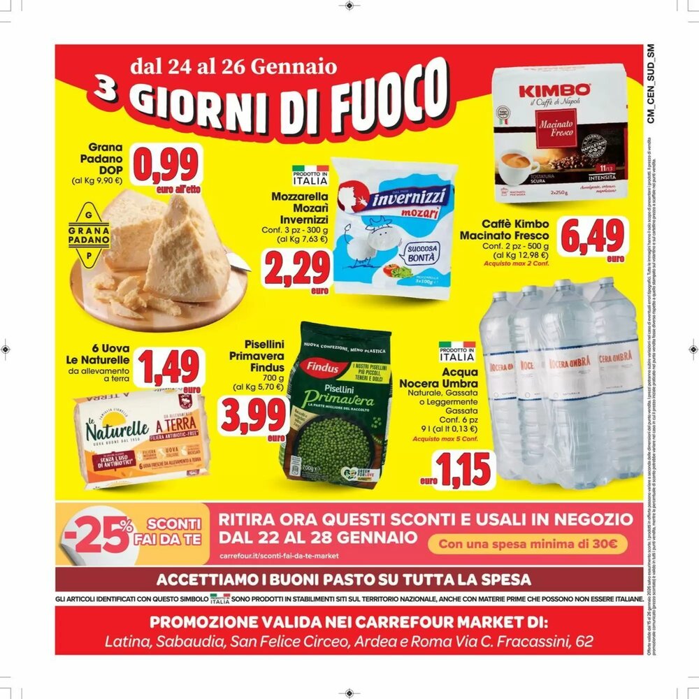 Volantino promozionale Carrefour Market  valide dal 15/01/2026 - Pagina 20.