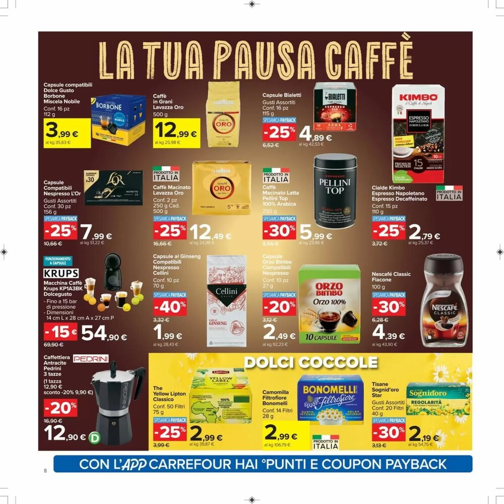 Volantino promozionale Carrefour Market  valide dal 15/01/2026 - Pagina 8.