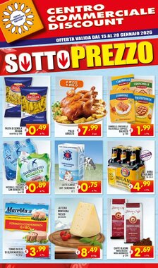 Volantino promozionale Centro Commerciale Discount  valide dal 15/01/2026 - Pagina 1.