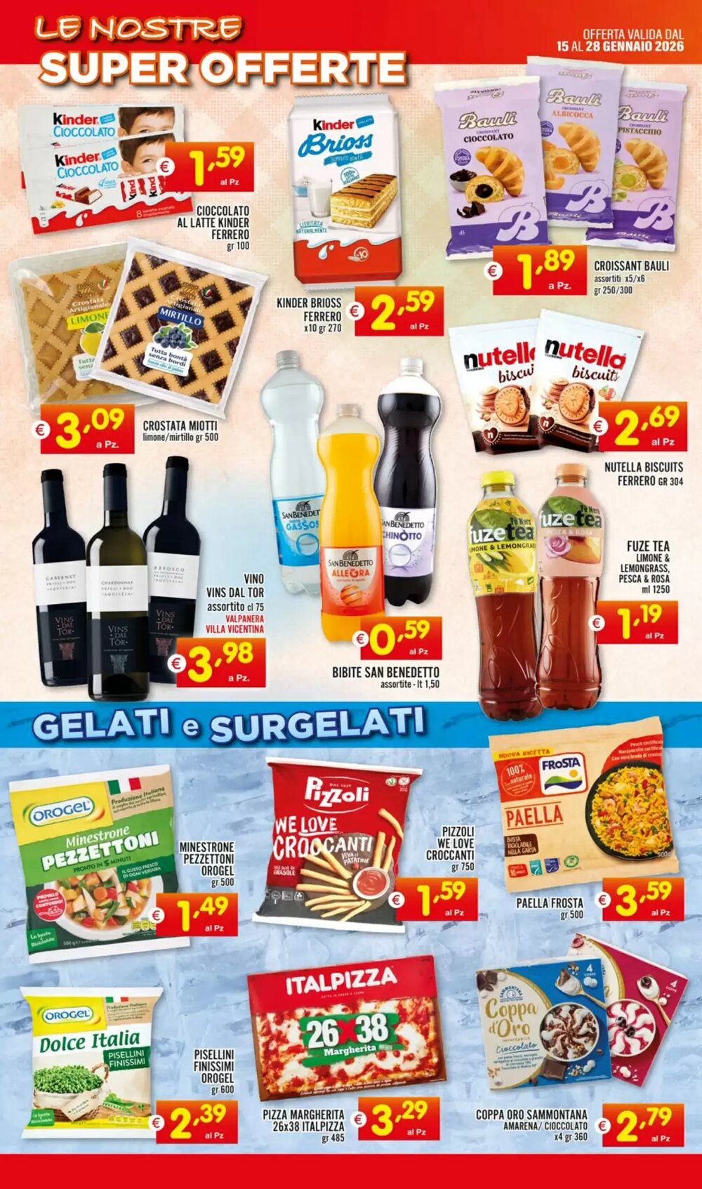 Volantino promozionale Centro Commerciale Discount  valide dal 15/01/2026 - Pagina 9.
