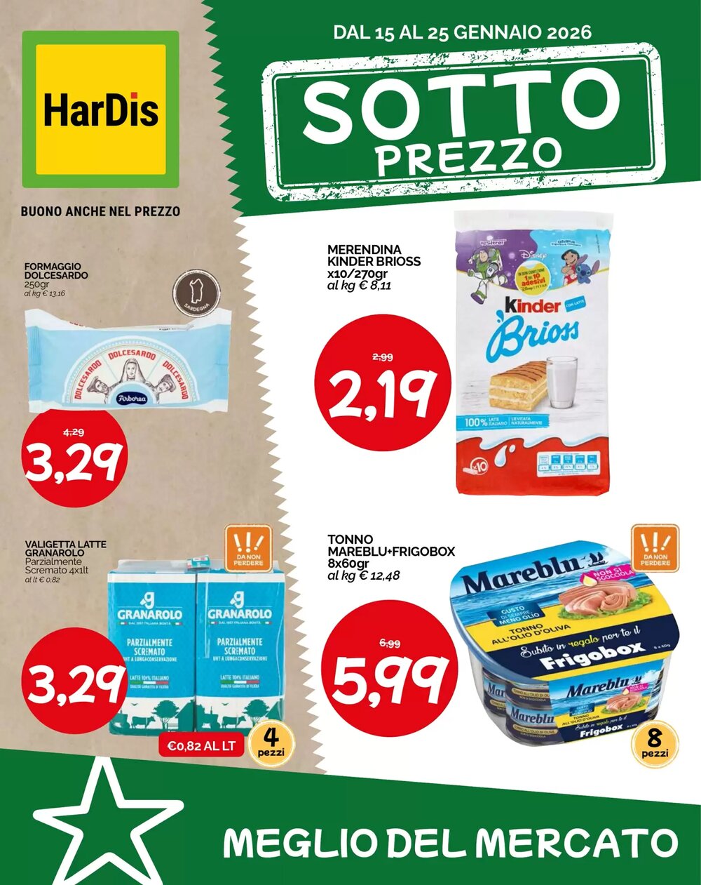 Volantino promozionale Hardis  valide dal 15/01/2026 - Pagina 1.