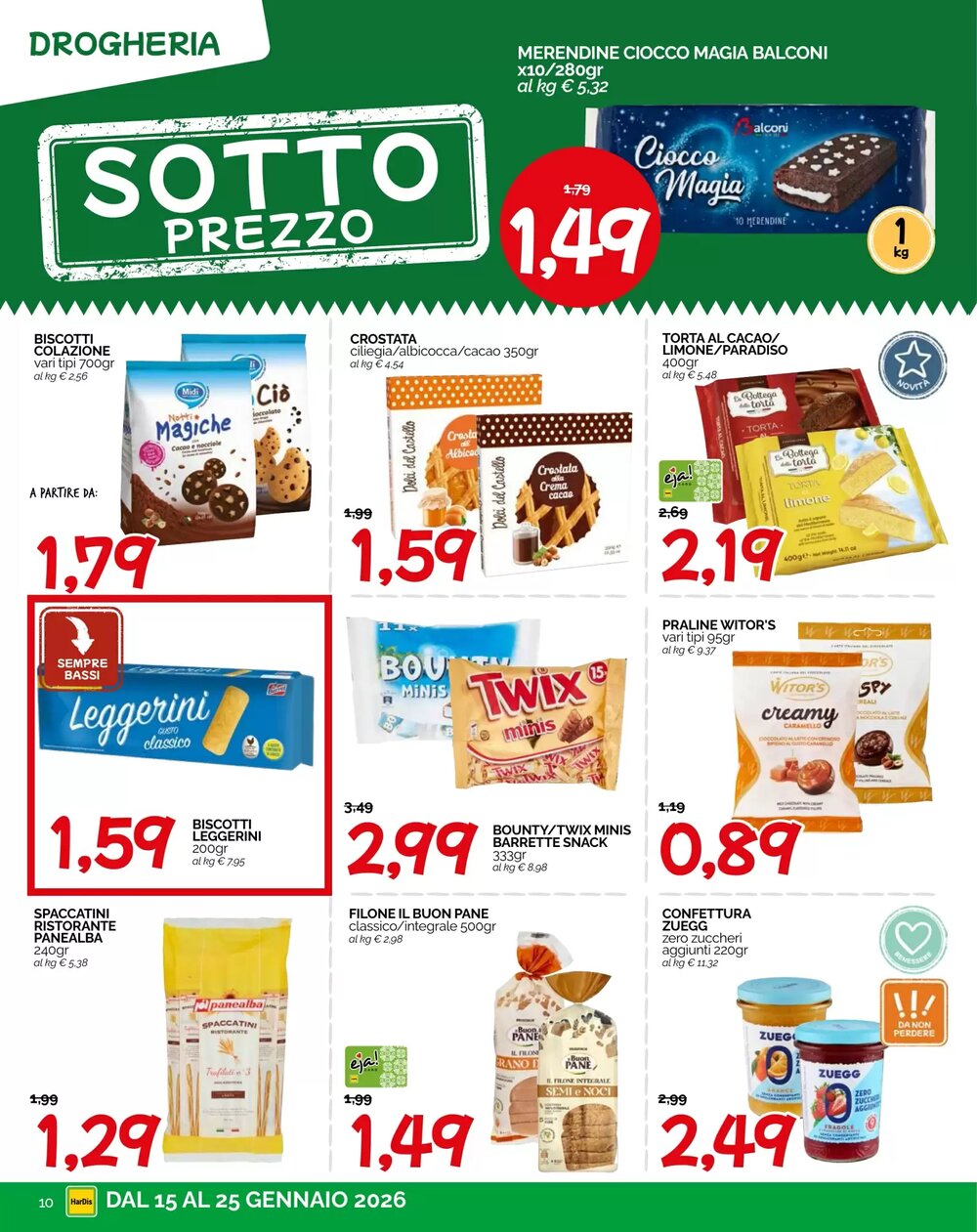 Volantino promozionale Hardis  valide dal 15/01/2026 - Pagina 10.