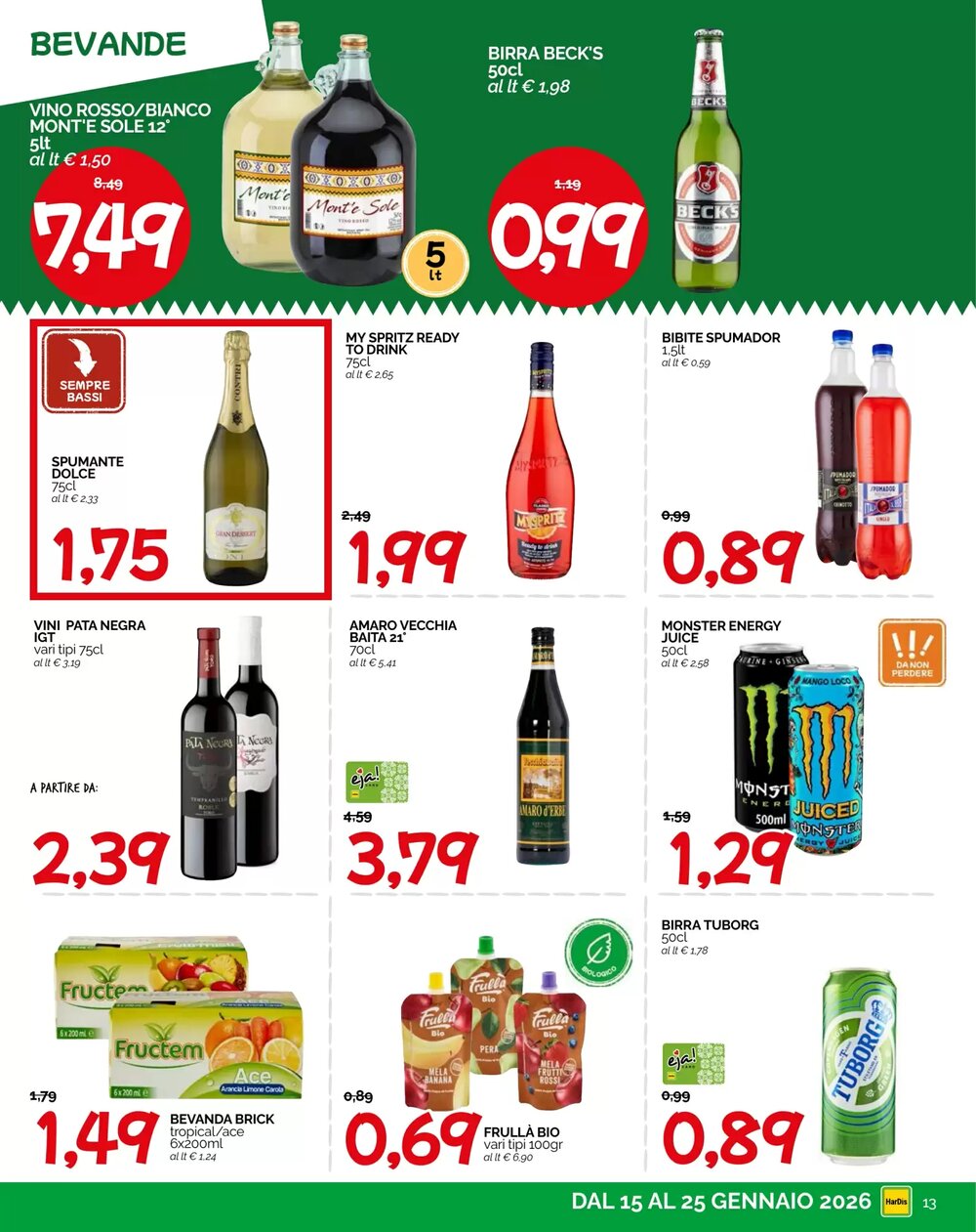 Volantino promozionale Hardis  valide dal 15/01/2026 - Pagina 13.
