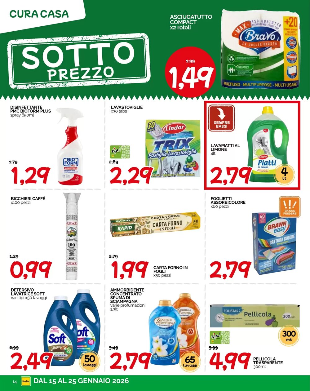 Volantino promozionale Hardis  valide dal 15/01/2026 - Pagina 14.