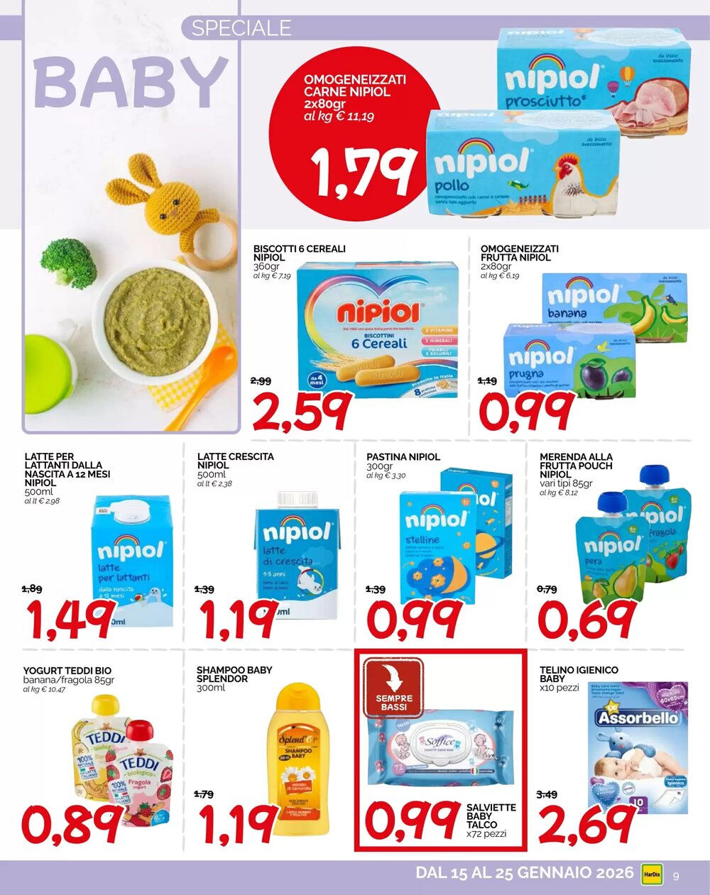 Volantino promozionale Hardis  valide dal 15/01/2026 - Pagina 9.