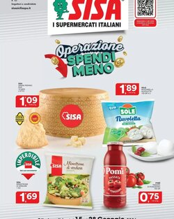 Volantino promozionale Sisa  valide dal 15/01/2026 - Pagina 1.
