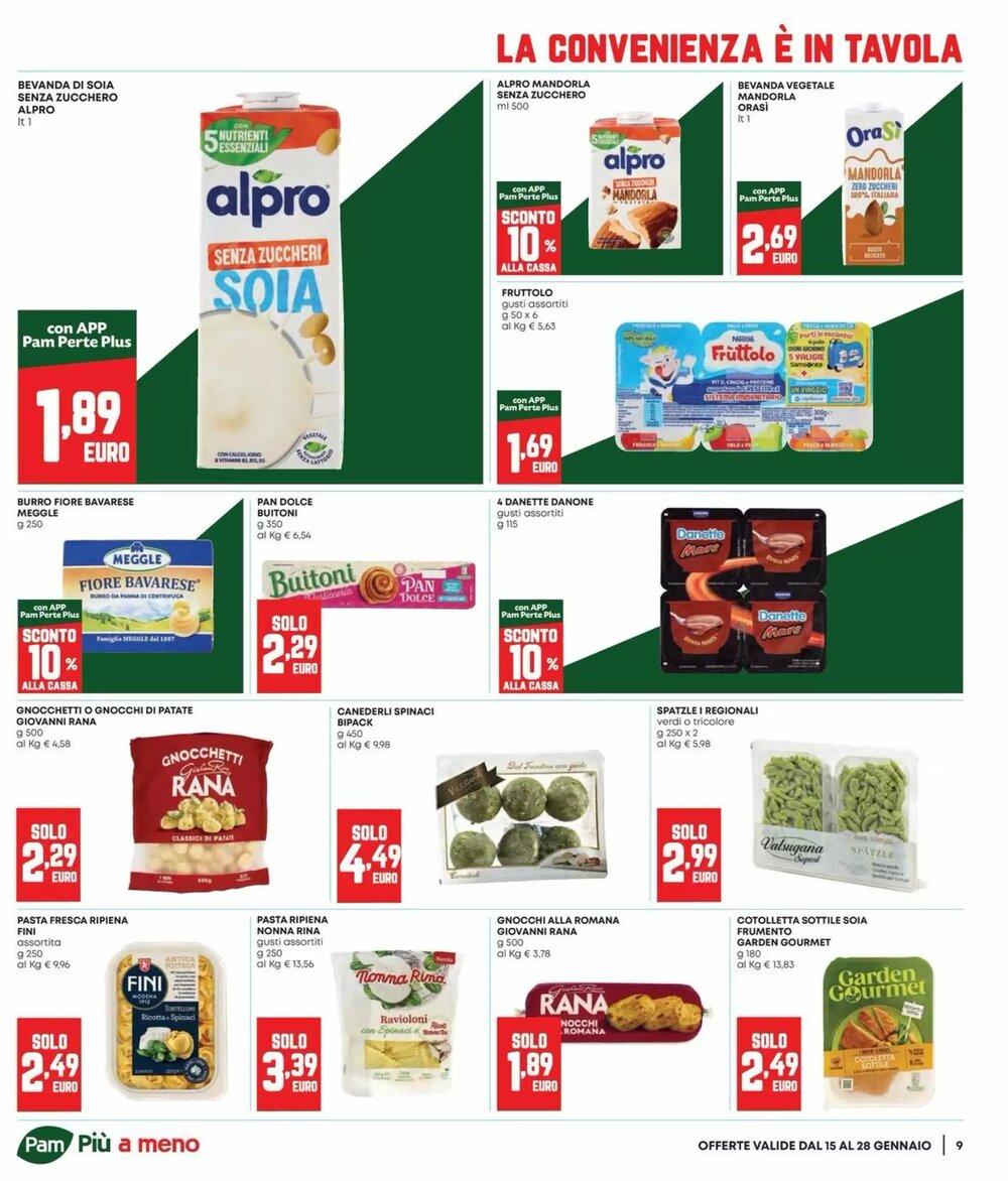 Volantino promozionale Panorama  valide dal 15/01/2026 - Pagina 9.