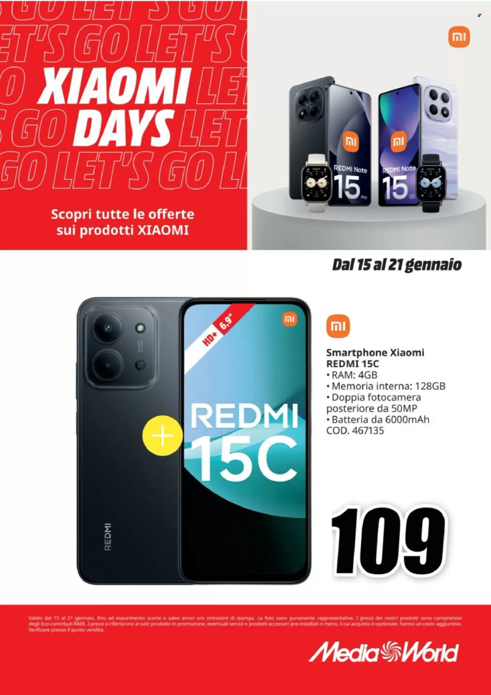 Volantino promozionale MediaWorld  valide dal 15/01/2026 - Pagina 4.