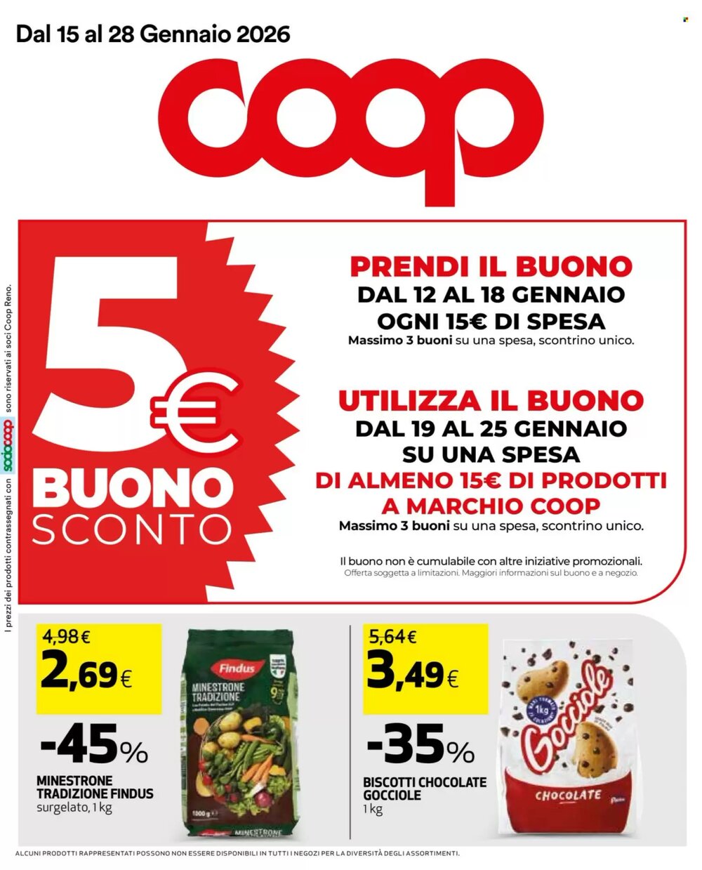 Volantino promozionale Coop  valide dal 15/01/2026 - Pagina 1.
