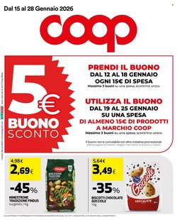 Volantino promozionale Coop  valide dal 15/01/2026 - Pagina 1.