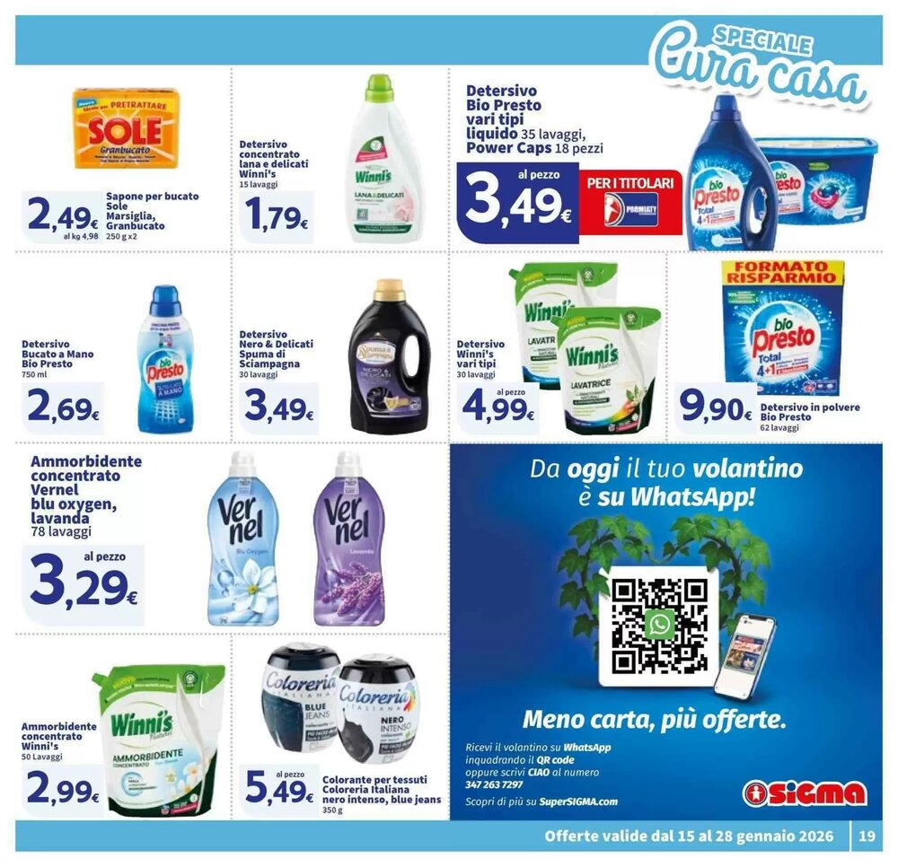 Volantino promozionale Sigma  valide dal 15/01/2026 - Pagina 19.