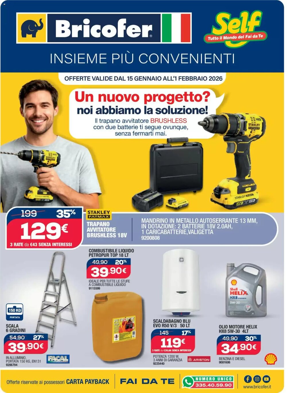 Volantino promozionale Self  valide dal 15/01/2026 - Pagina 1.