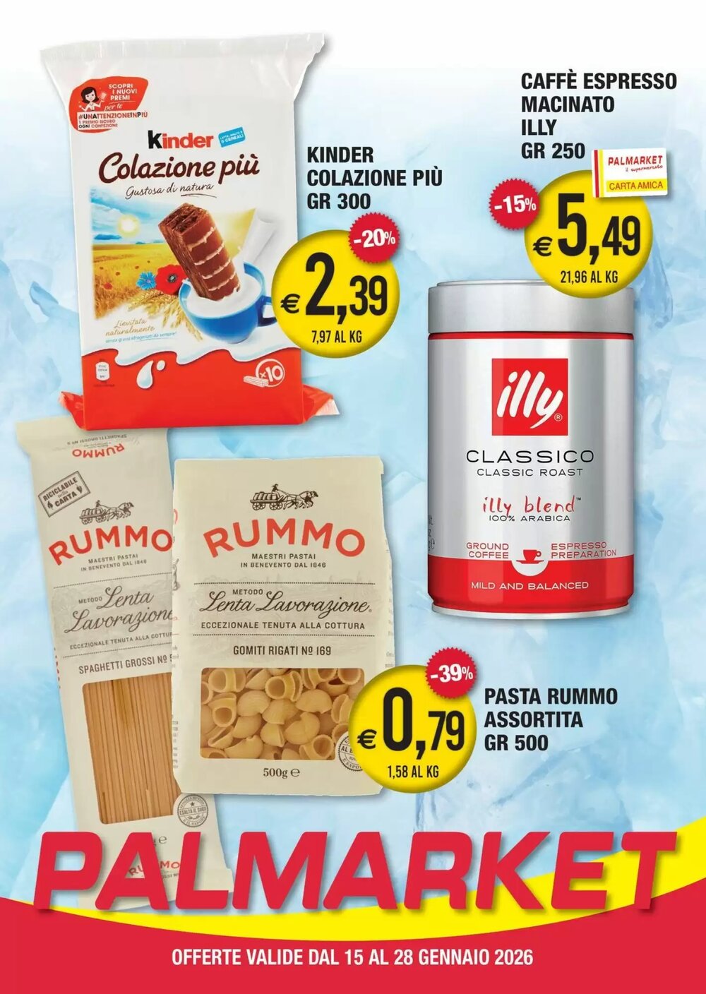 Volantino promozionale Palmarket  valide dal 15/01/2026 - Pagina 1.