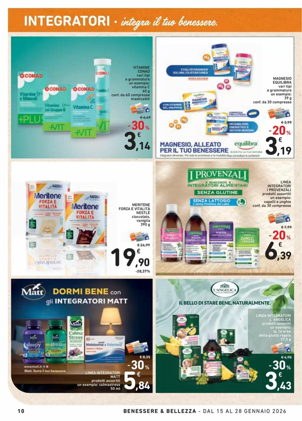 Volantino promozionale Spazio Conad  valide dal 15/01/2026 - Pagina 10.