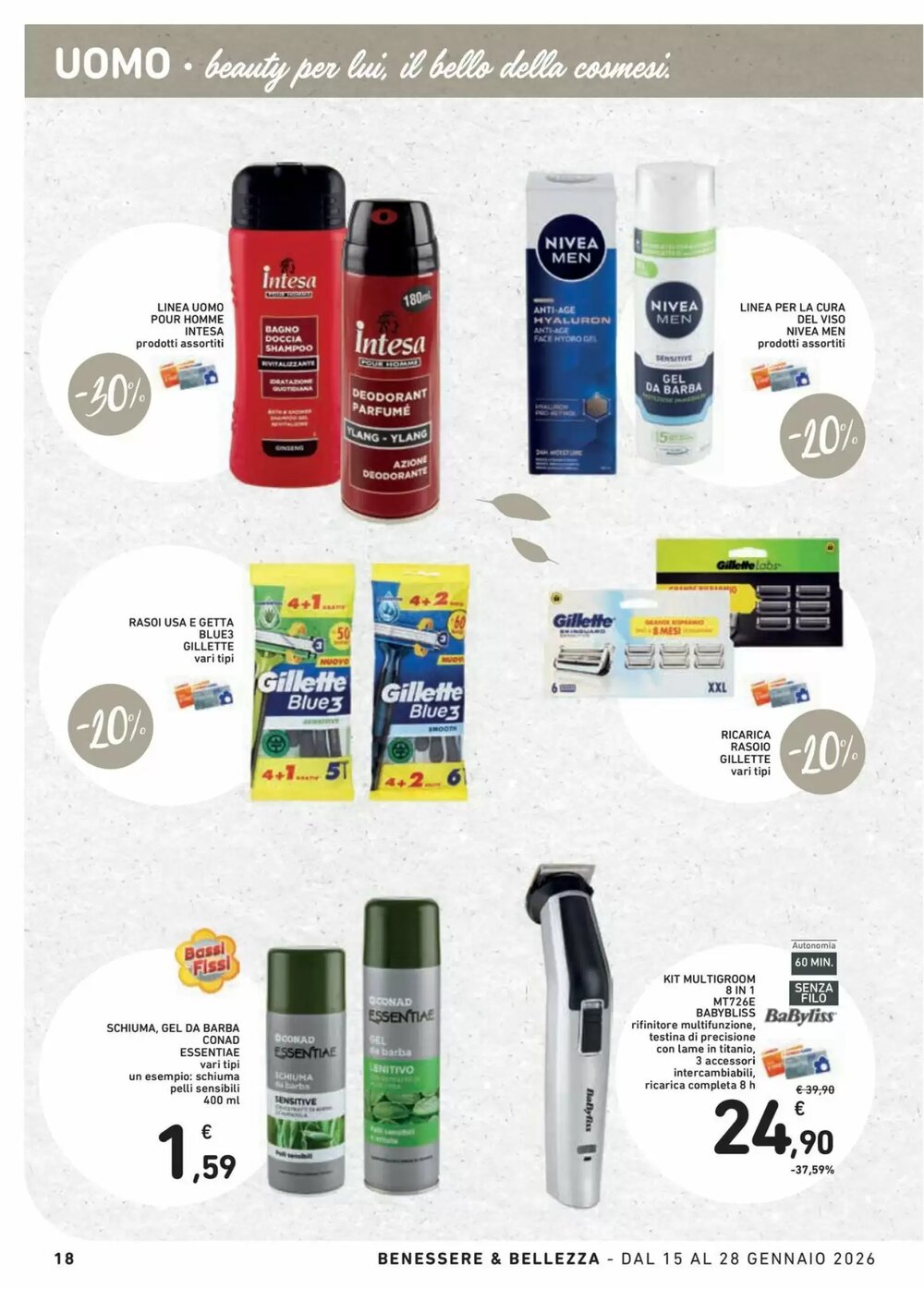 Volantino promozionale Spazio Conad  valide dal 15/01/2026 - Pagina 18.