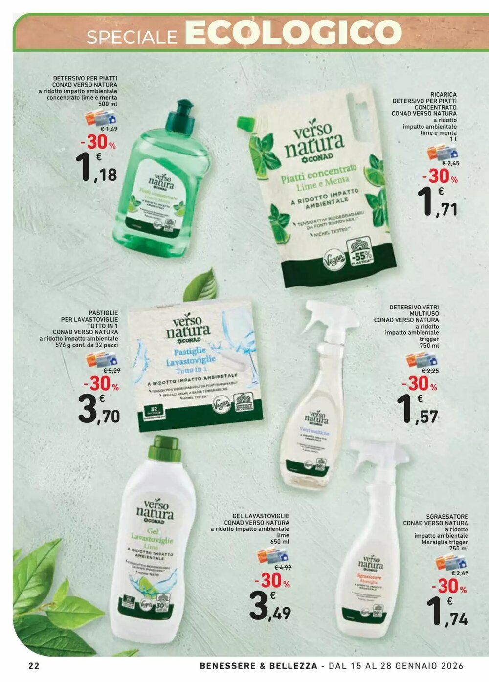 Volantino promozionale Spazio Conad  valide dal 15/01/2026 - Pagina 22.