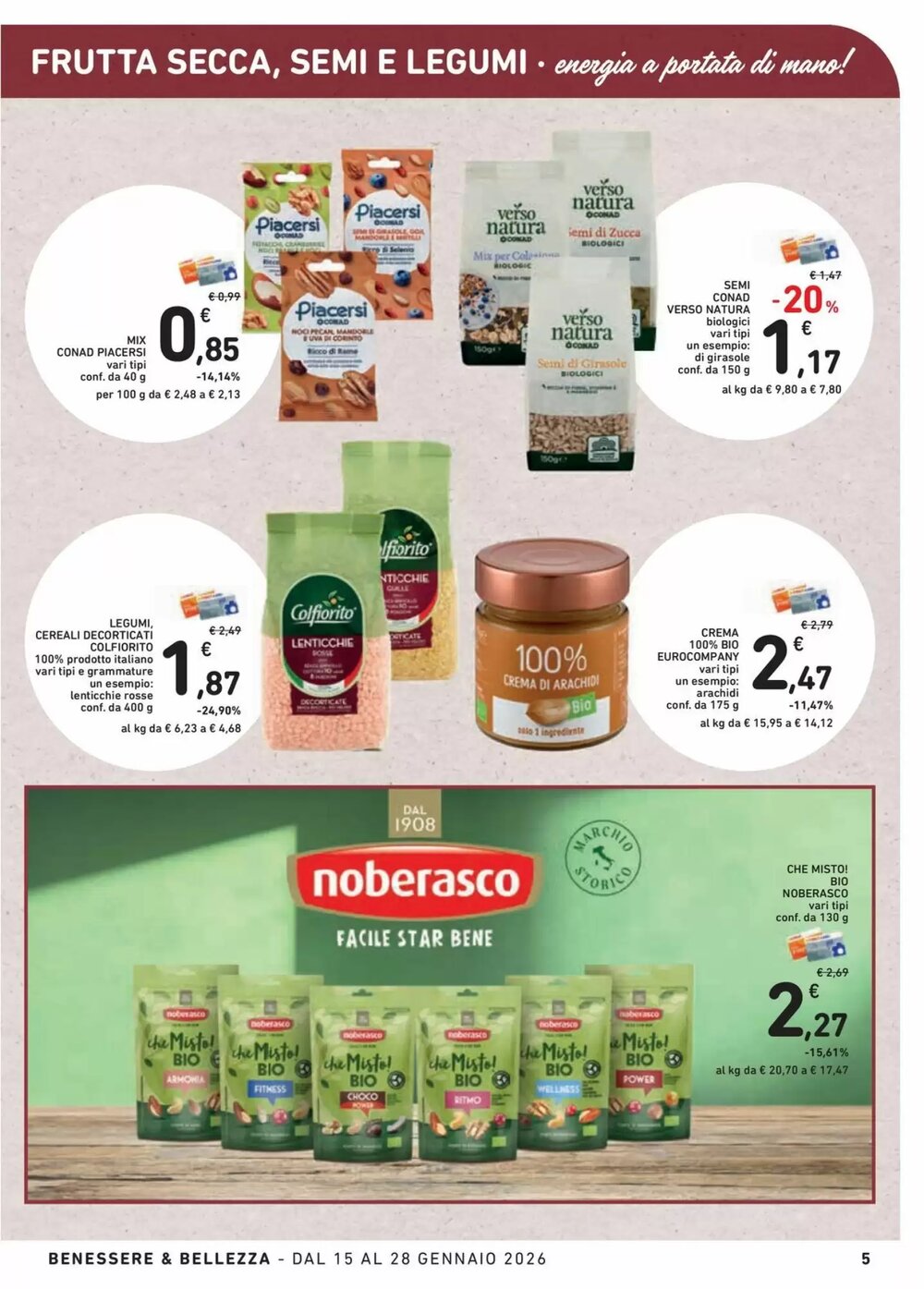 Volantino promozionale Spazio Conad  valide dal 15/01/2026 - Pagina 5.