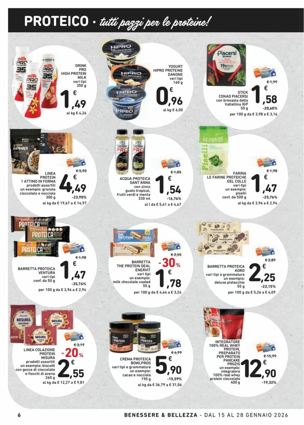 Volantino promozionale Spazio Conad  valide dal 15/01/2026 - Pagina 6.