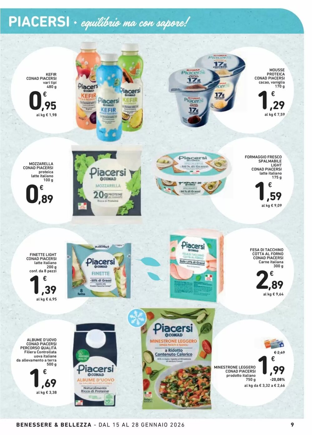 Volantino promozionale Spazio Conad  valide dal 15/01/2026 - Pagina 9.