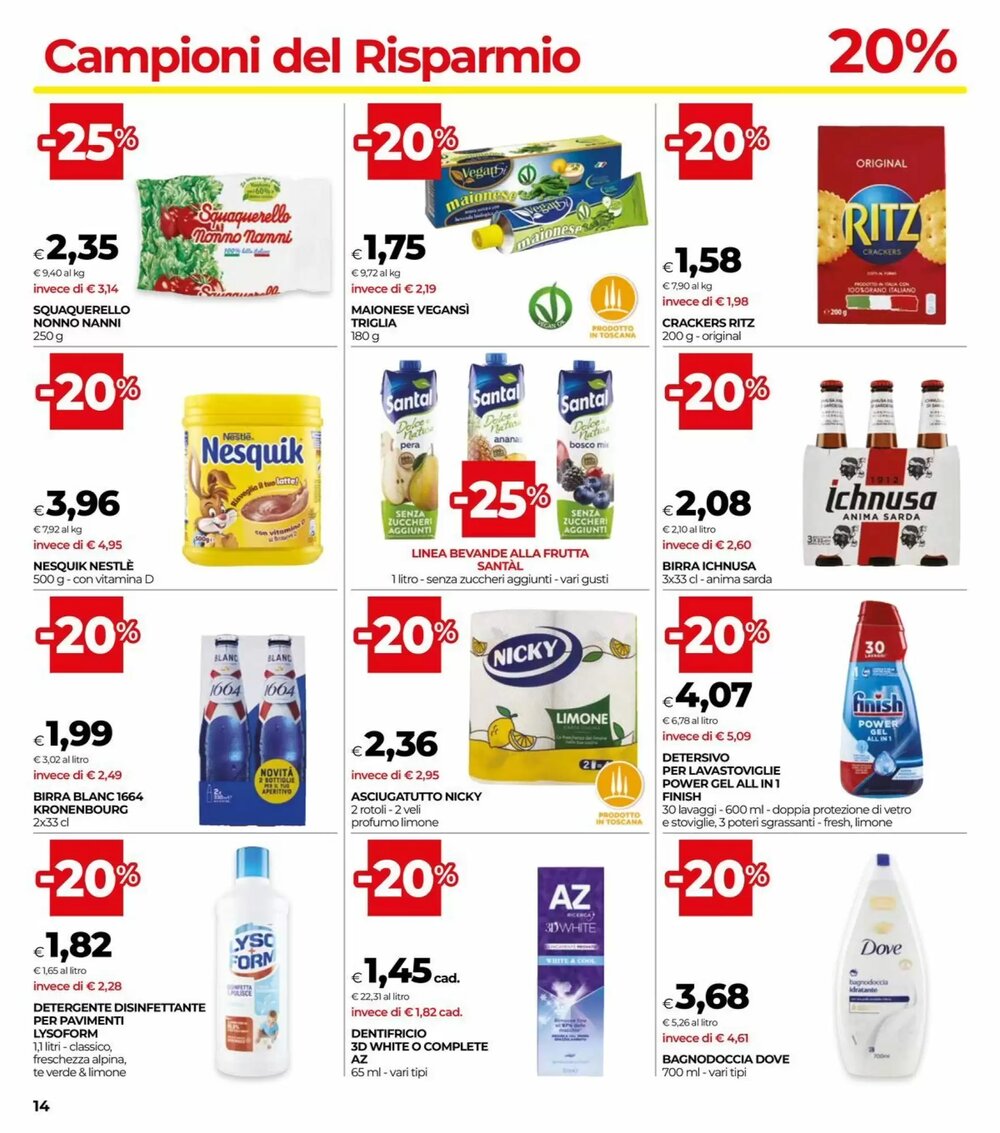 Volantino promozionale Coop  valide dal 15/01/2026 - Pagina 14.